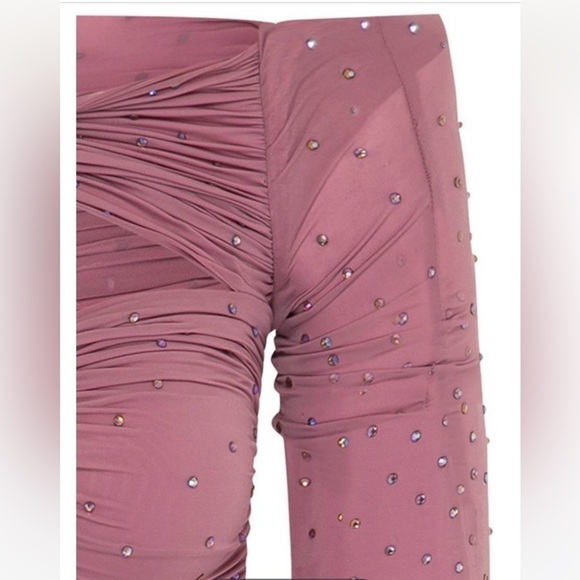 Alex Perry Tinley Ruched Off Shoulder Mini Dress - Picture 7 of 9